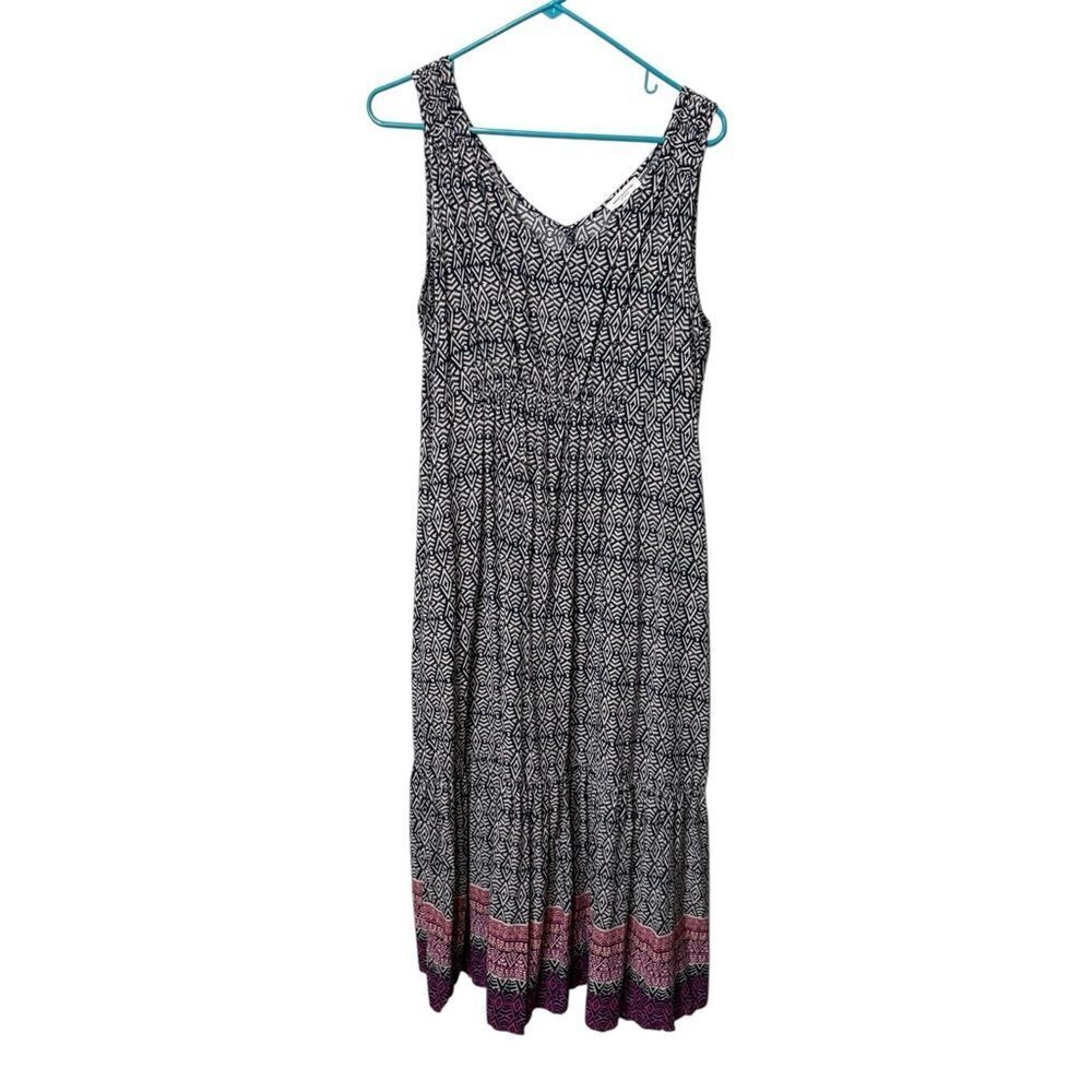 BeachLunchLounge Collection Freesi Boho Sleeveless Maxi Dress with Pockets  XL
